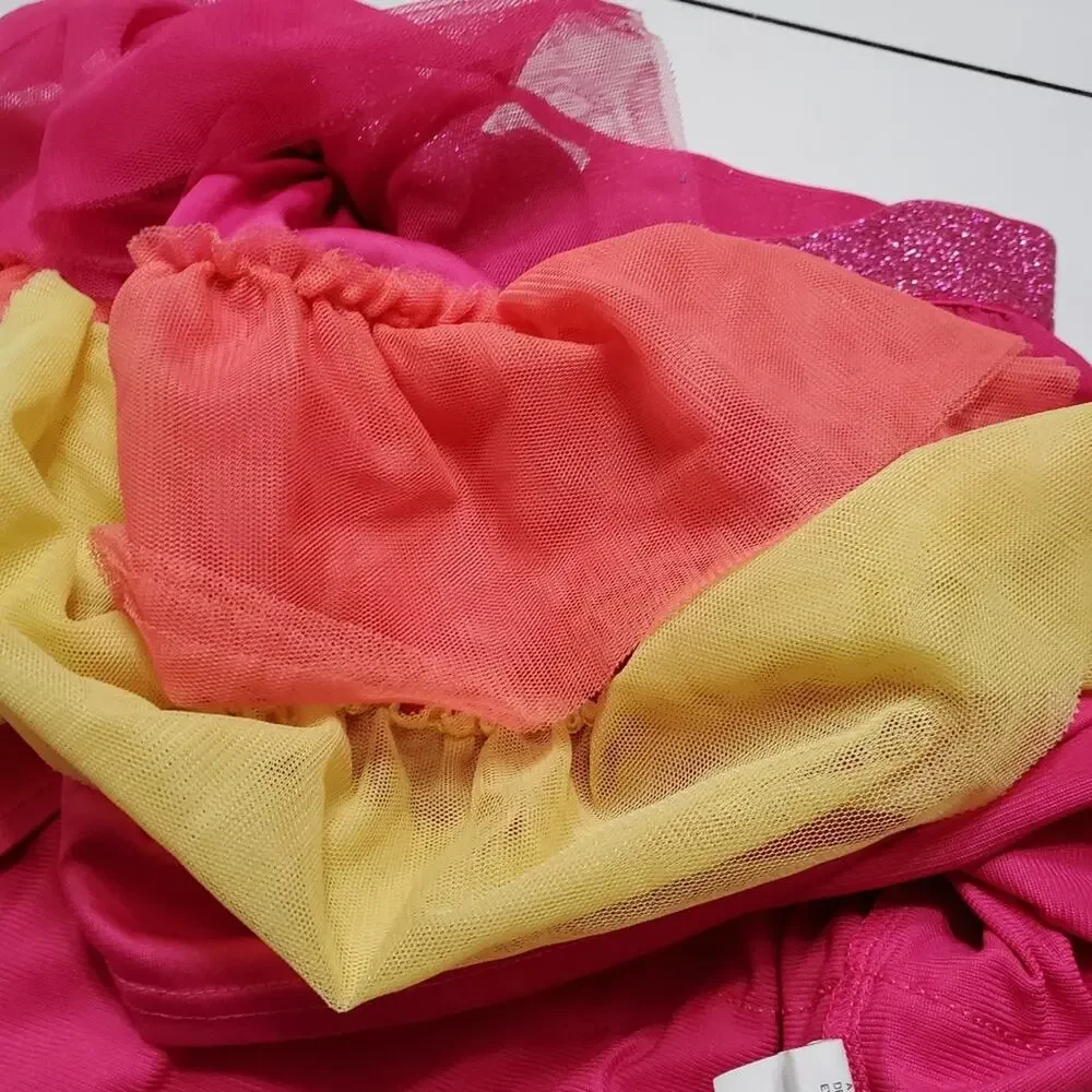 Sale‎ Childrens Place 14 pink, orange,  yellow skirt